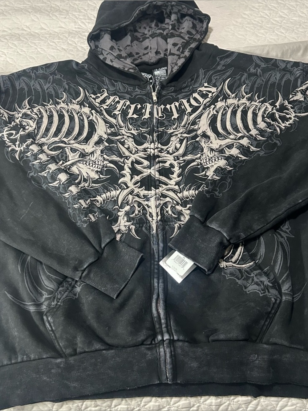 AFFLICTION GORECORE LAMENT ZIP HOOD